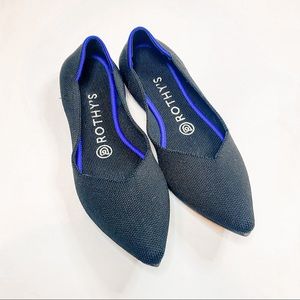 Rothy’s The Point Black Knit Flats size 7